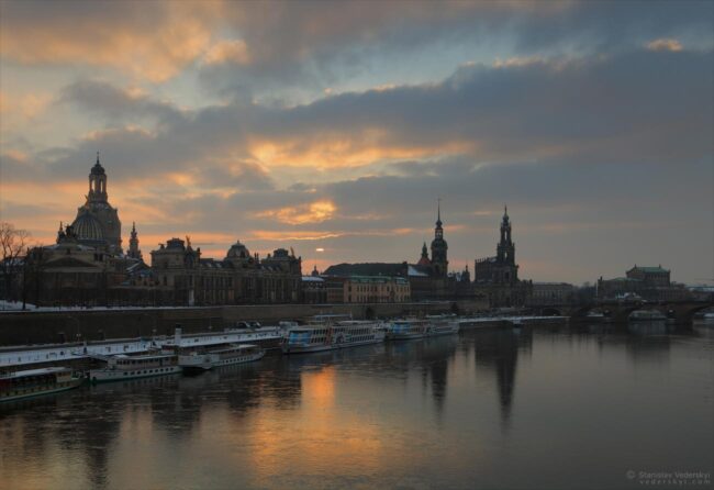 Sunset at Dresden