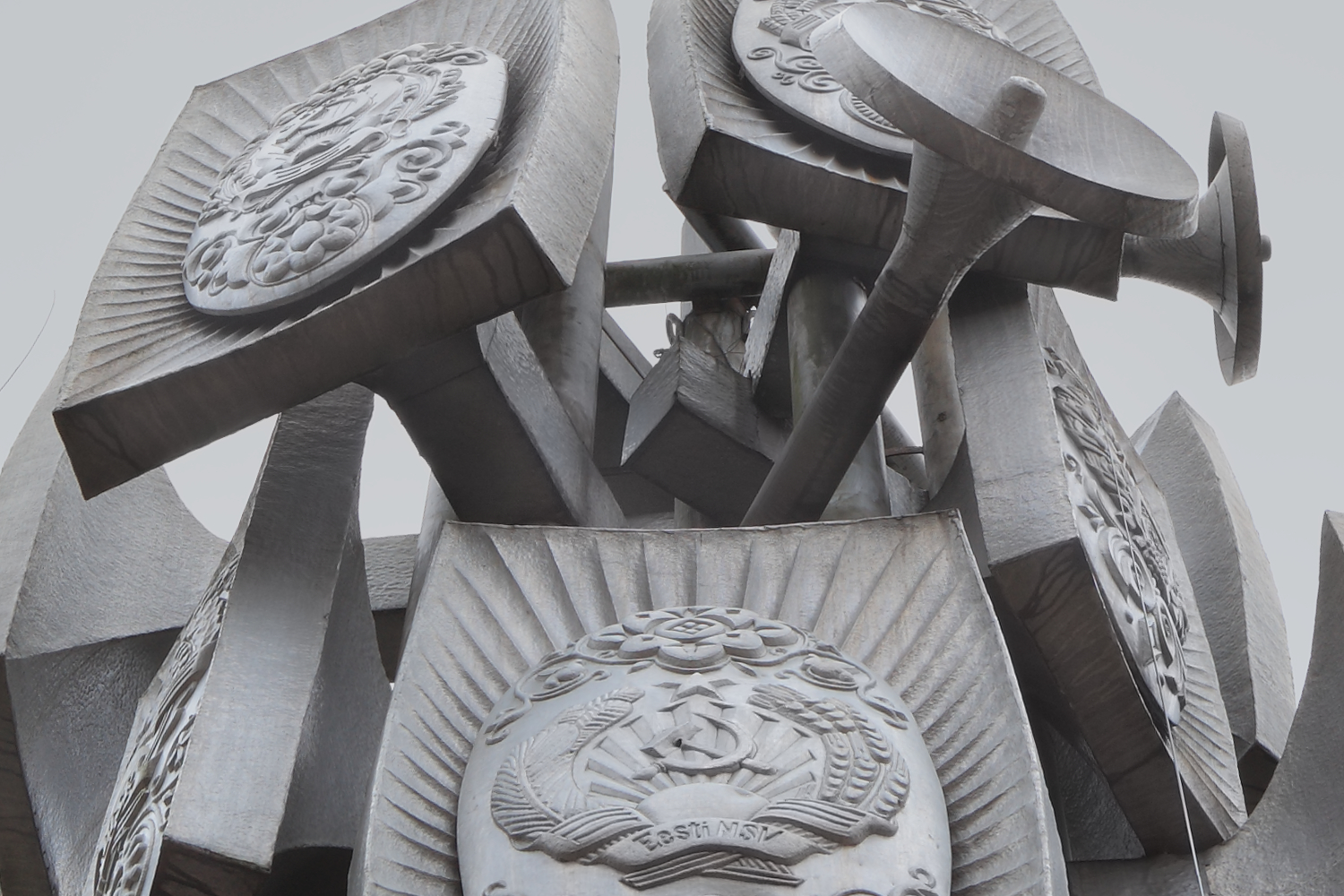 Fragment of #25. Pripyat monument 1, showing image detail.